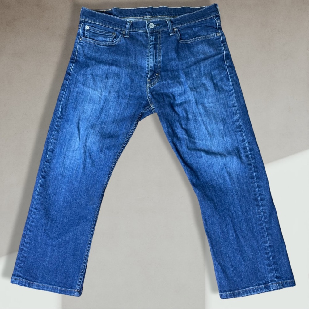 Levi’s 513 Men’s Straight Leg Jeans 34x30 Dark Blue